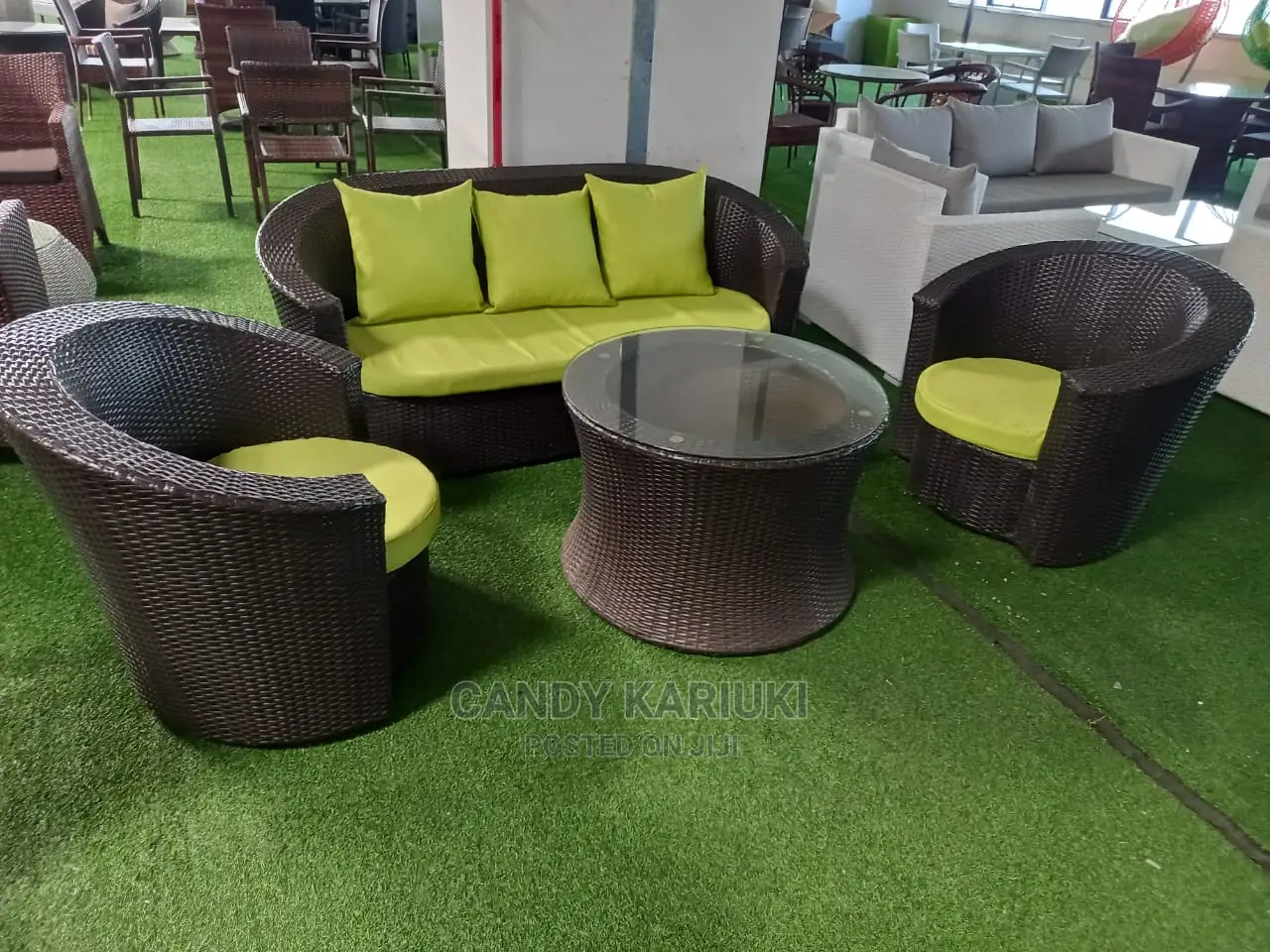 Comfy Outdoor Sofas (5 Seater) Plus a Table