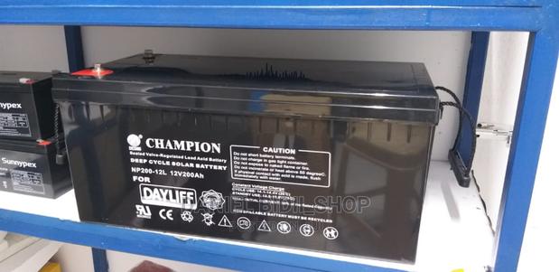 Champion 200ah Deep Cycle Gel Battery - main view
