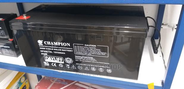 Champion 200ah Deep Cycle Gel Battery - thumbnail 3