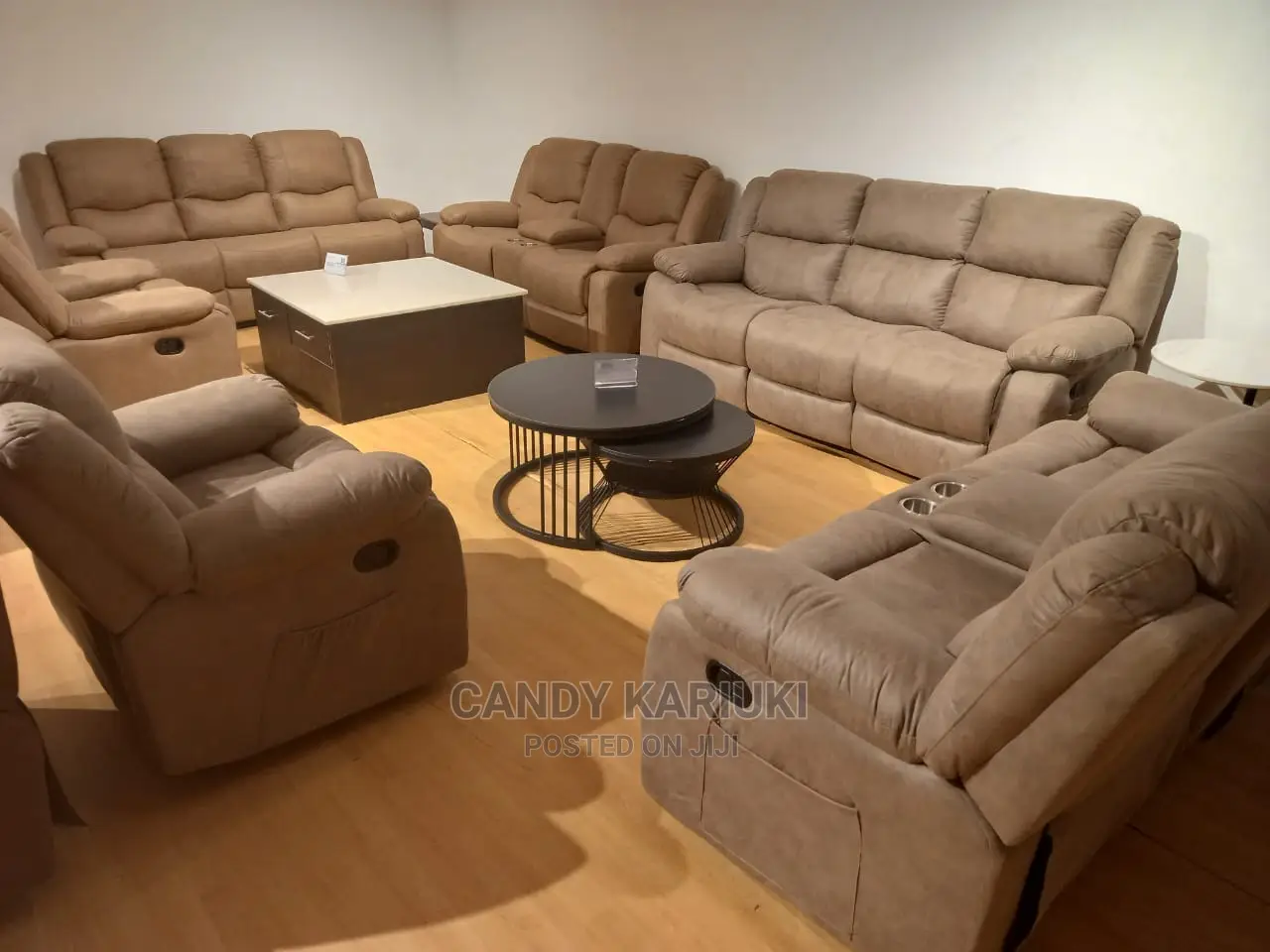 6 Seater Recliner Sofa Set (3+2+1)