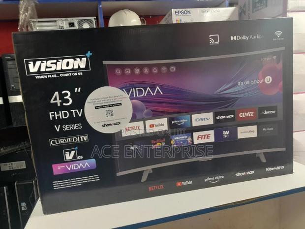 Vision Plus 43′′ Curved V+ OS Smart TV v Series - thumbnail 2