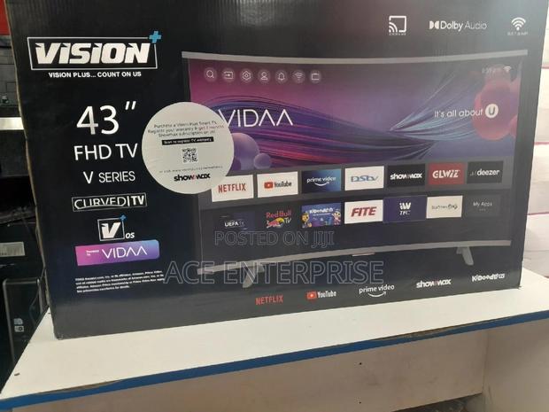 Vision Plus 43′′ Curved V+ OS Smart TV v Series - thumbnail 3