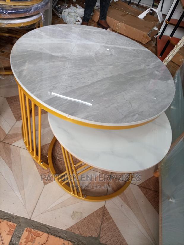 Imported Morden Marble Nesting Tables