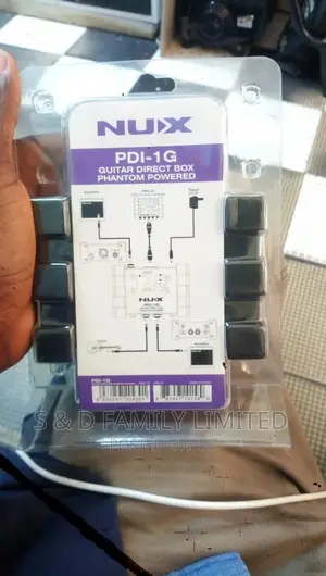 Guitar Direct Box Phantom Powered Nux PD1-1G