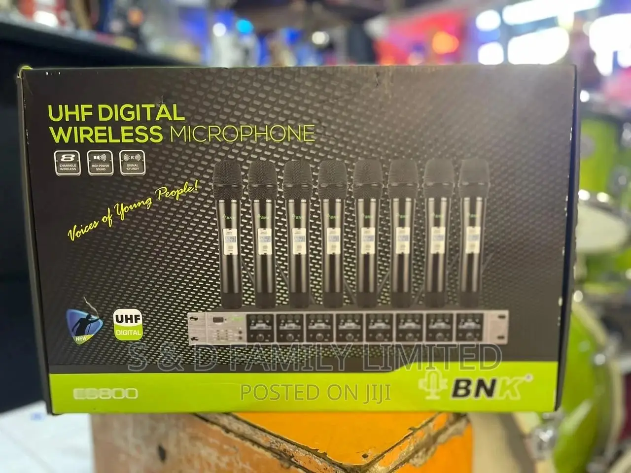 UHF Digital Wireless Microphone 8 in 1 BNK Es800