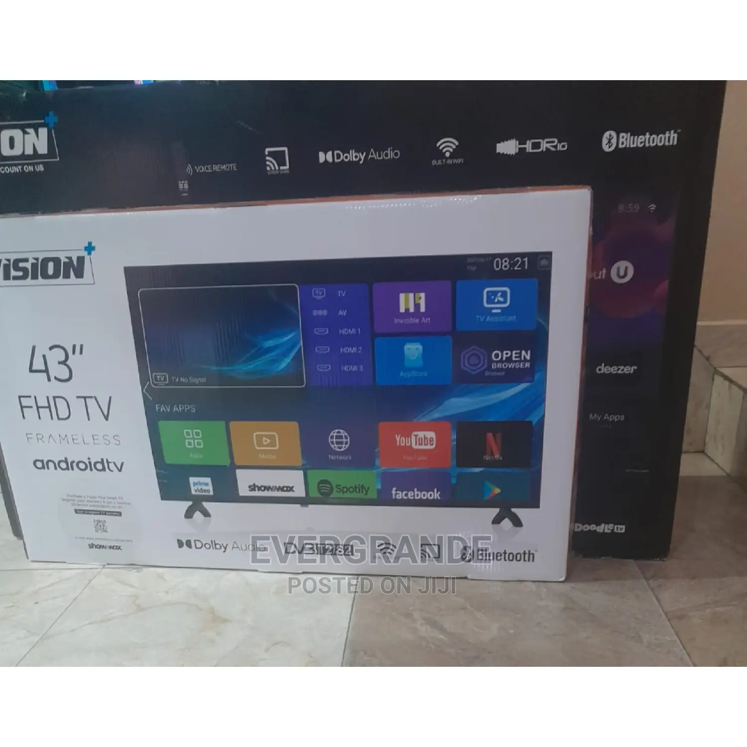 Vision Plus 43 FHD Frameles Smart Android Tv