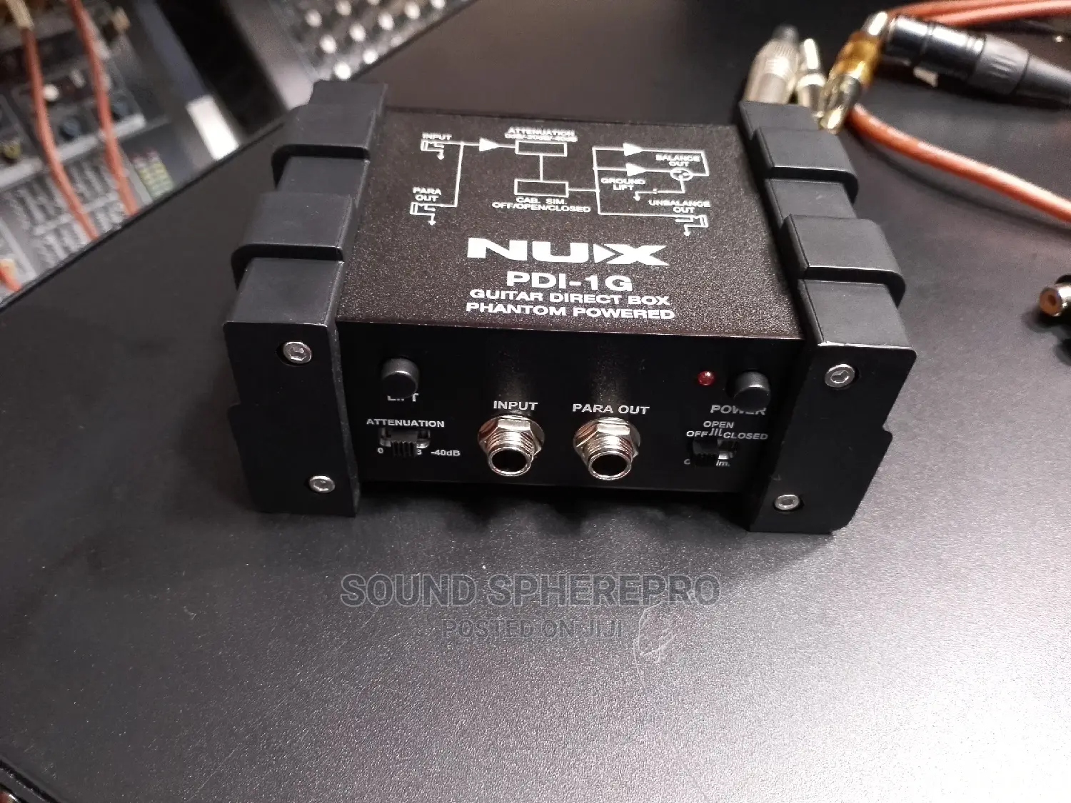 Nux Guitar Di Box Phantom Powered