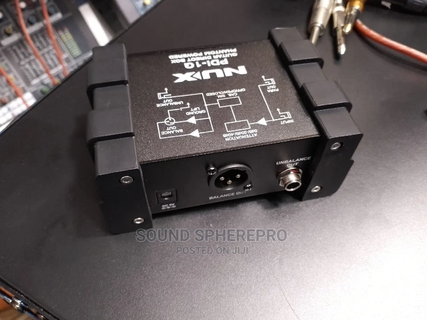 Nux Guitar Di Box Phantom Powered