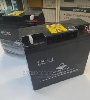 12V 18ah/20hr Wenda Solar Battery