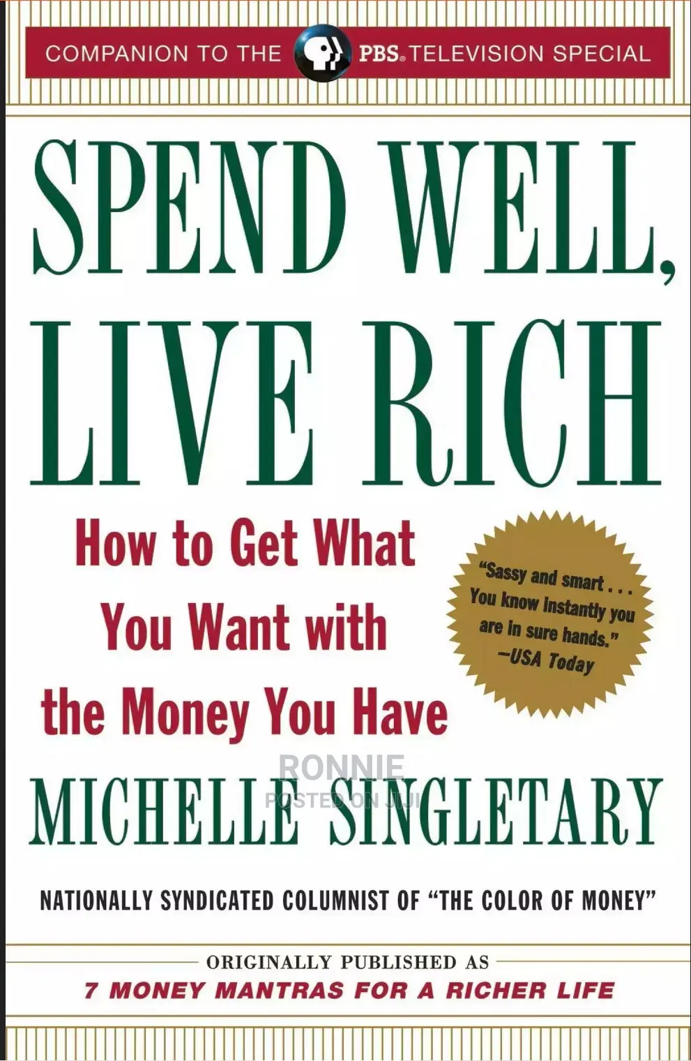 Spend Well Live Rich Book by Michelle Singletary