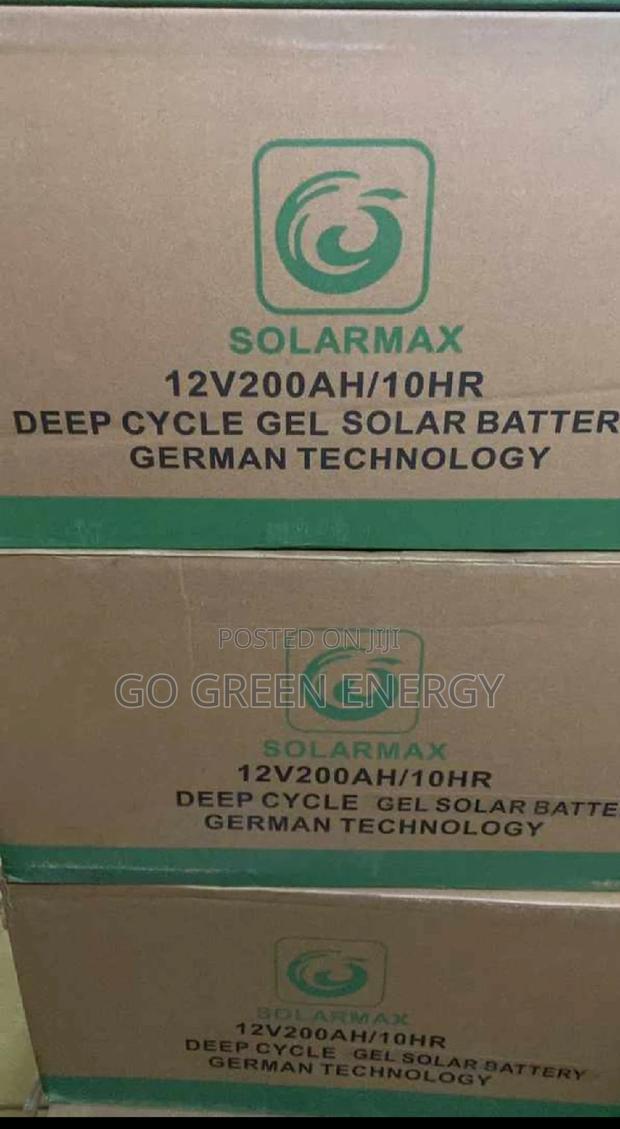 200ah Solamax Gel Battery - thumbnail 2