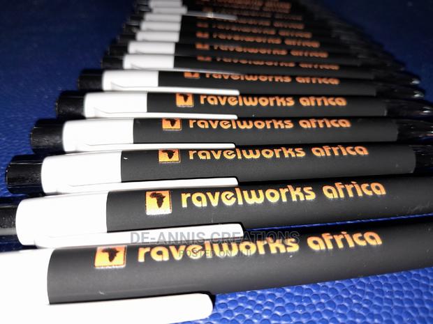 Black Branded Pens - main view