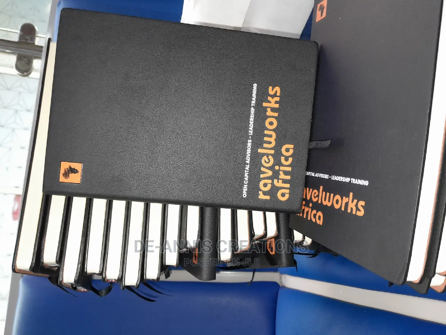 A5 Black  Strap Notebooks
