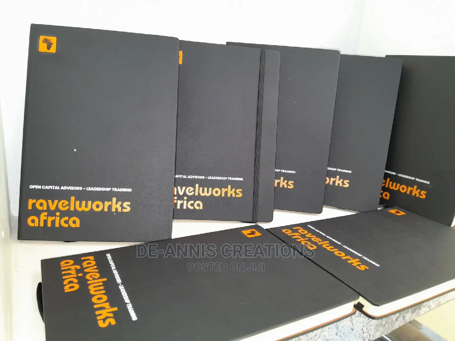 A5 Black  Strap Notebooks
