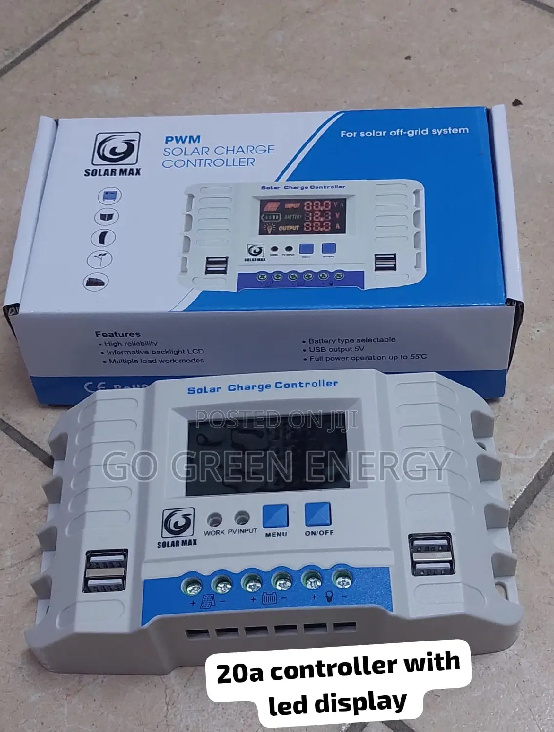 30ah Solarmax Charger Controller