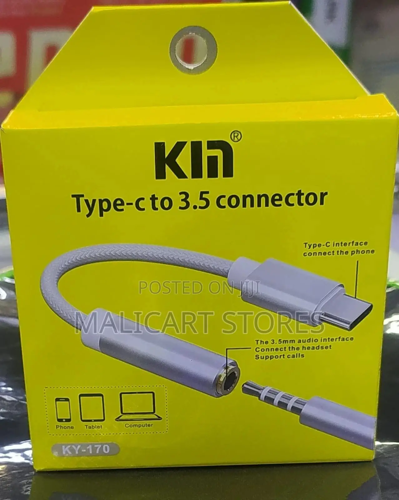 Type C Male to 3.5jack Female Adapter