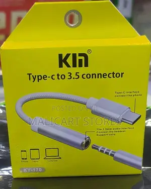 Type C Male to 3.5jack Female Adapter