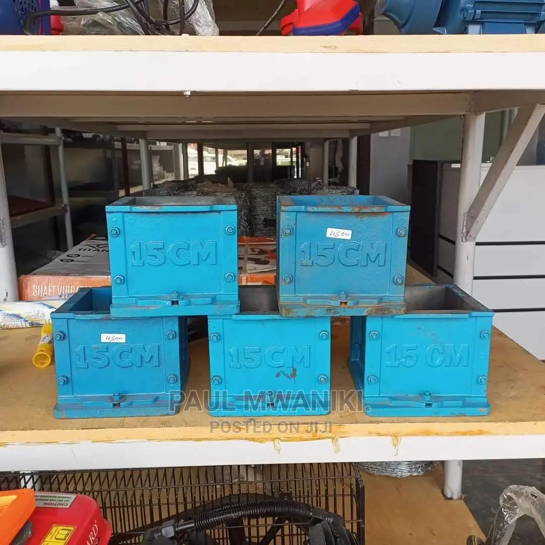 High Quality, Compressive Strength Tests Cube Moulds 15cm3.
