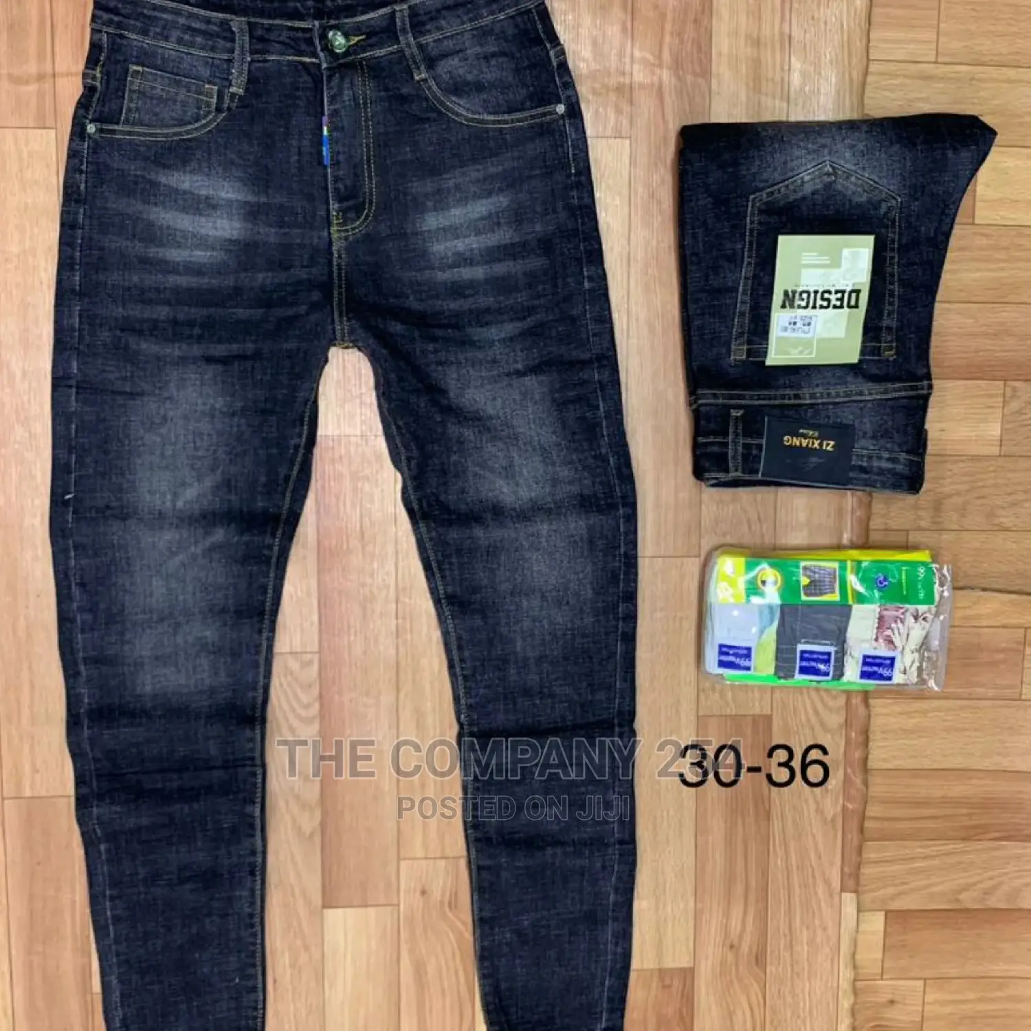 Nairobi Latest Fashion Rugged Plain Quality Denim Jeans