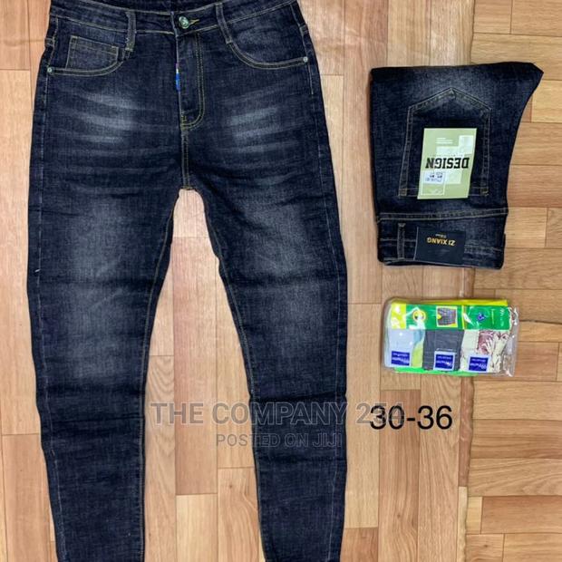 Nairobi Latest Fashion Rugged Plain Quality Denim Jeans - thumbnail 2