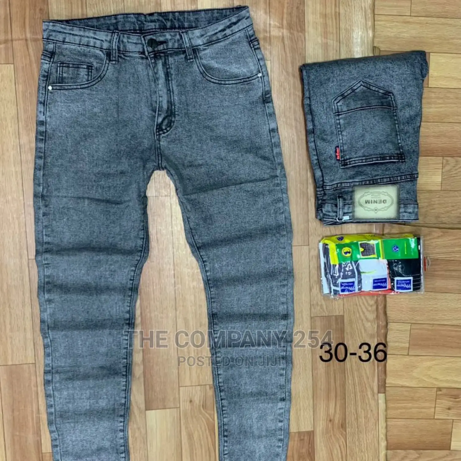 Nairobi Latest Fashion Rugged Plain Quality Denim Jeans