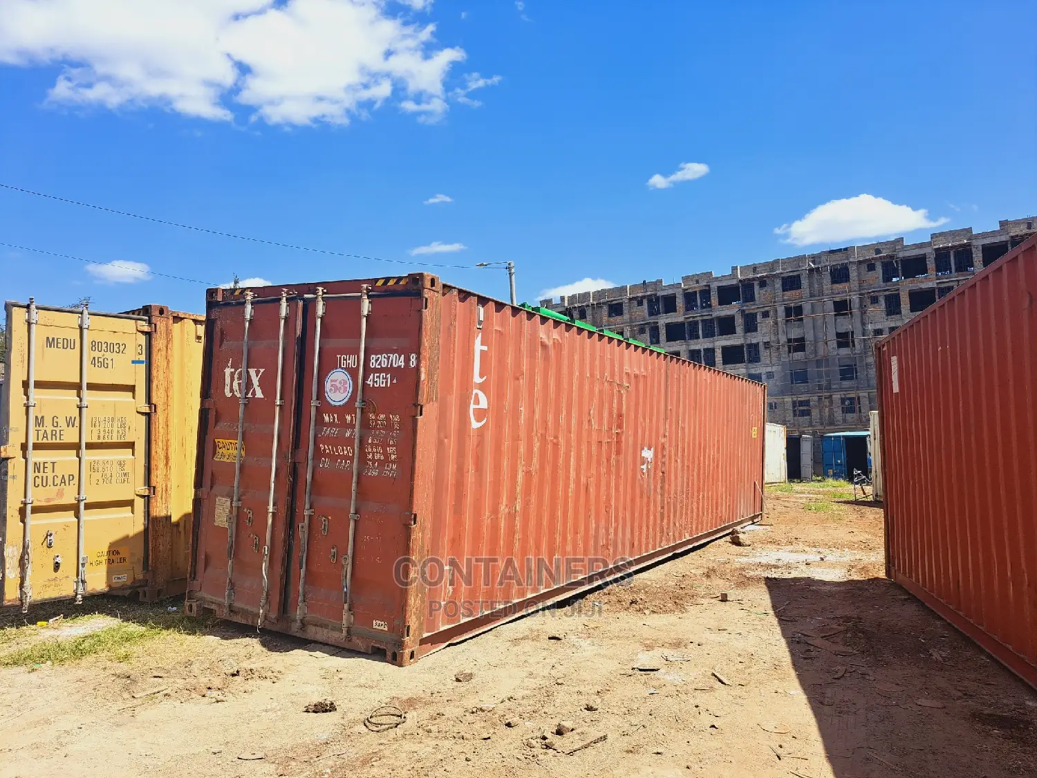 Shipping Containers Available at Container Investment Kenya