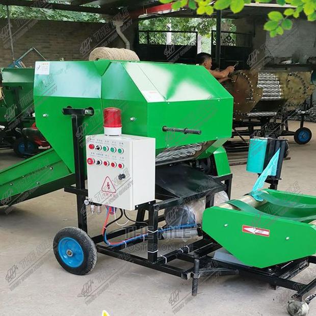 Dry and Wet Straw Baling and Wrapping Machine - main view