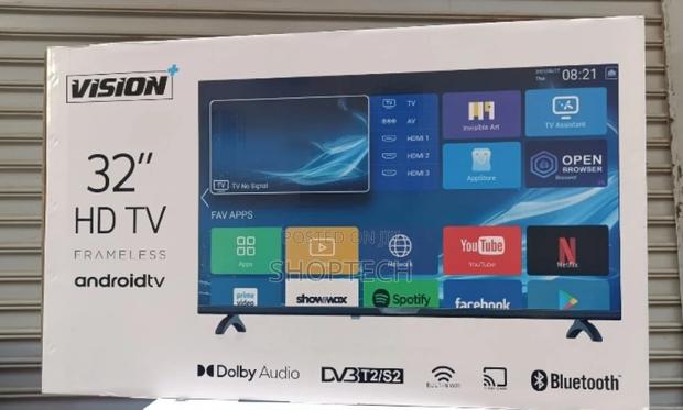Vision Plus 32"Inch,Frameless Hd Smart Android Bluetooth Tv - main view