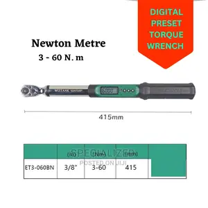 Adjustable Digital Preset Torque Wrench