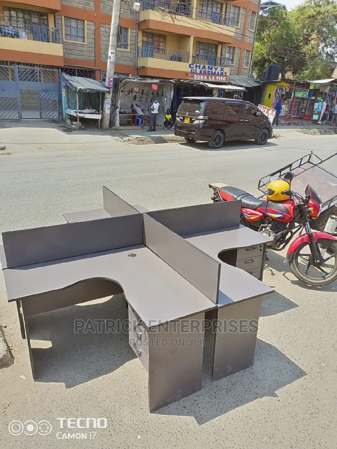 Lshaped 4 Way Workstation