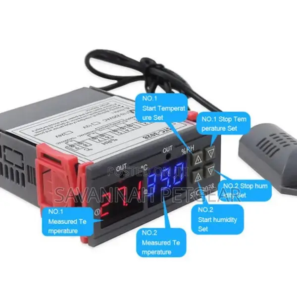 STC-3028 Digital Temperature Humidity Controller Home Fridge
