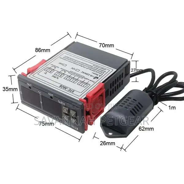 STC-3028 Digital Temperature Humidity Controller Home Fridge