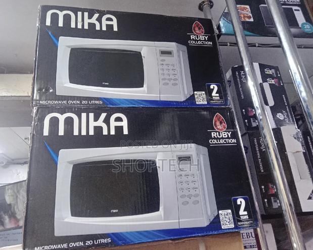 Mika 20L White Microwave - main view