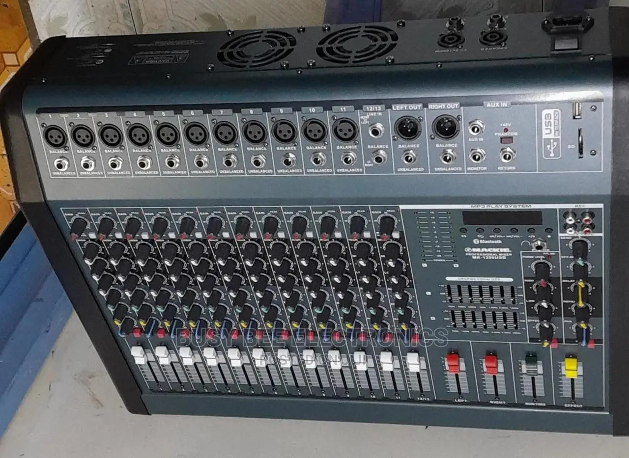 Mackie 12 Ch Powered Mixer