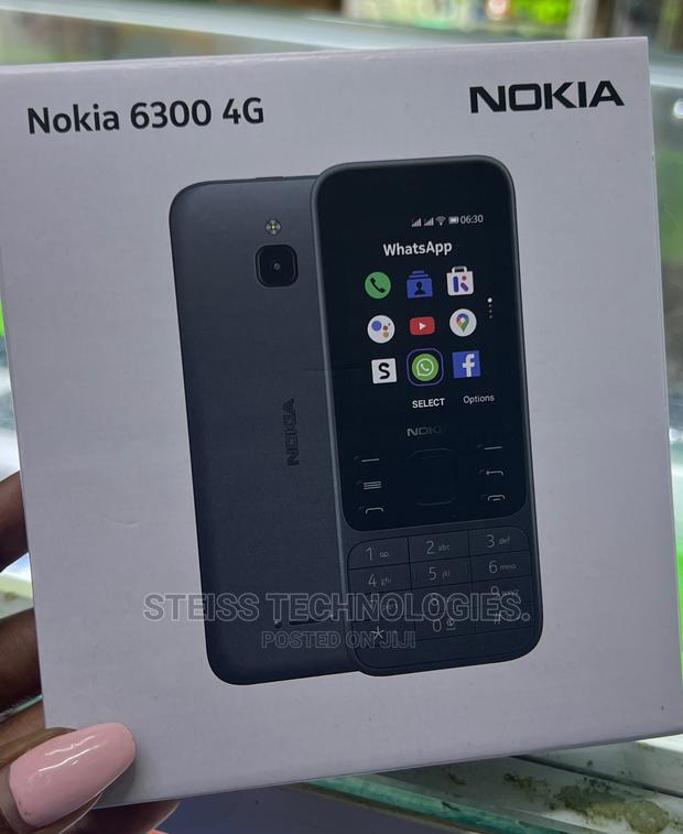New Nokia 6300 Black - main view