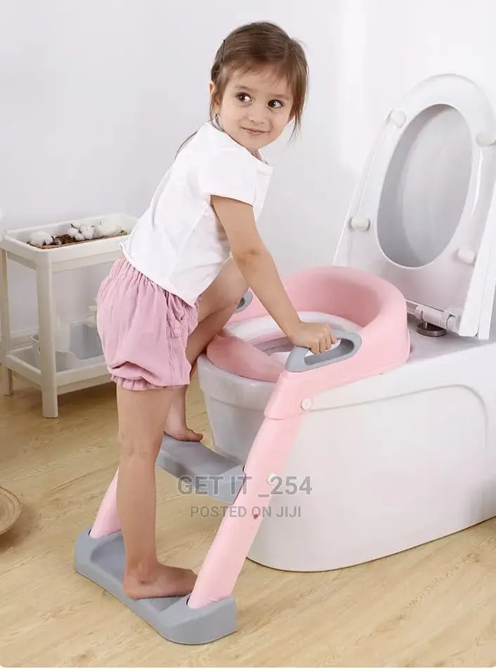 Kids Seat Toilet Trainer* ✓Potty Ladder ✓Toilet Reducer