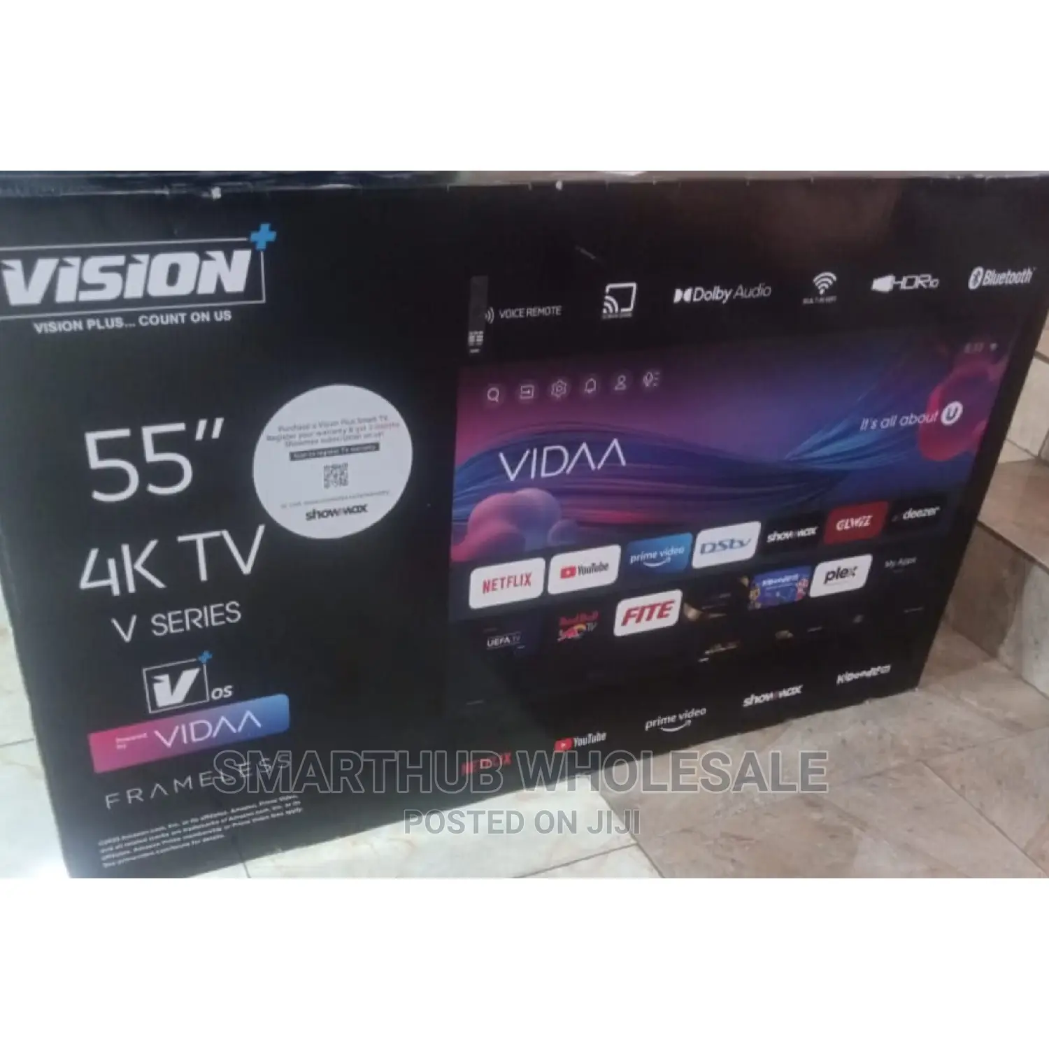 Vision Plus 55 Inches Frameless OS Smart TV