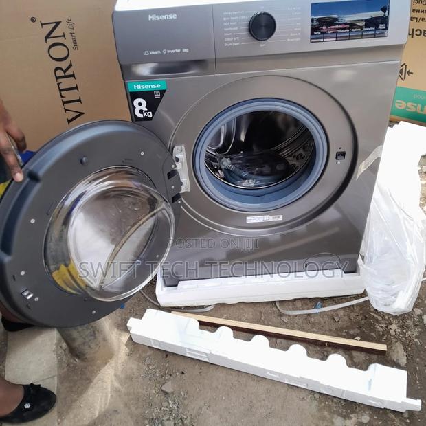 Front Load ,Front Load Washing Machine 8kg Hisense - thumbnail 3