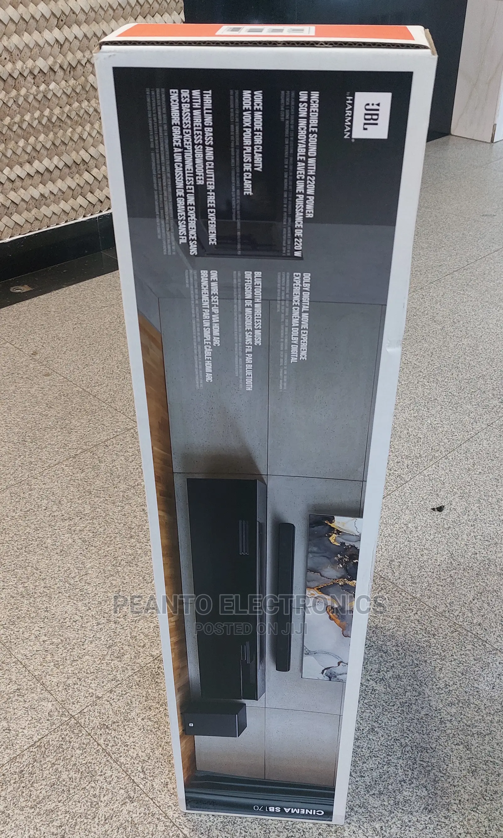 JBL SB170 Wireless Sound Bar System