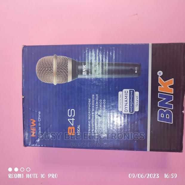 Gold Plated Head Wired Microphone - main view