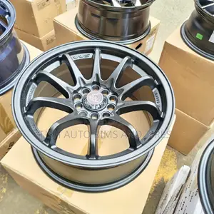 Black Offset Rims 16 Inch Universal