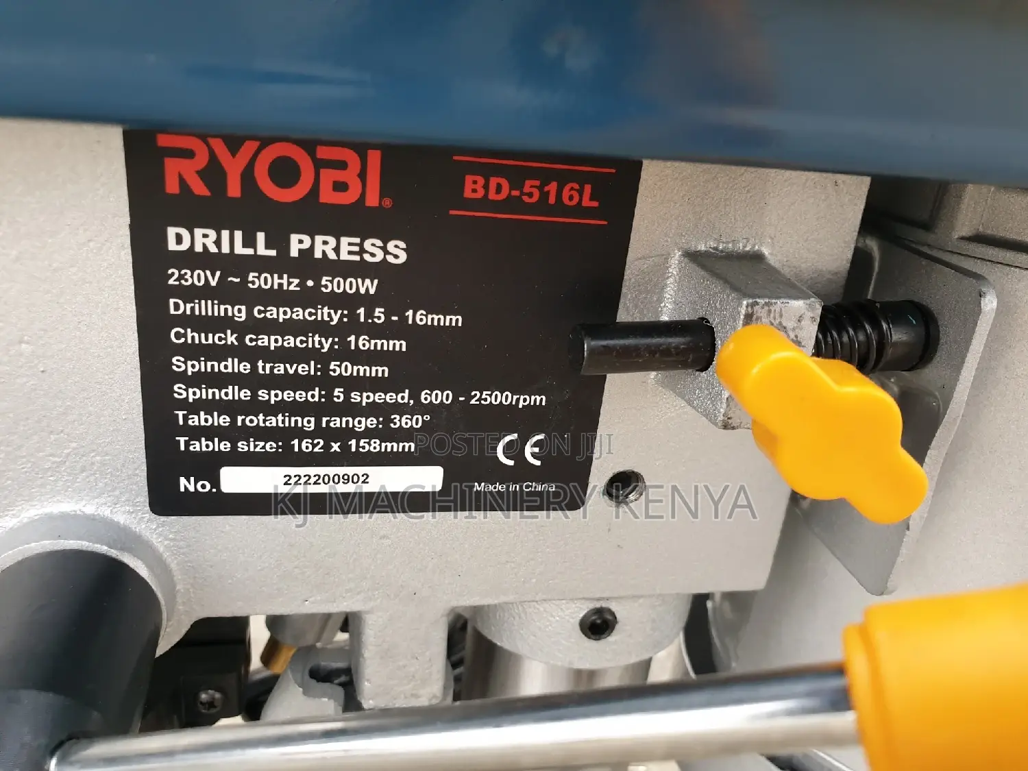 Bench Drill Press -550 Watts With Laser Guide - 16mm