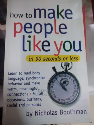 How to Make People Like You in 90 Seconds or Less Book by Ni