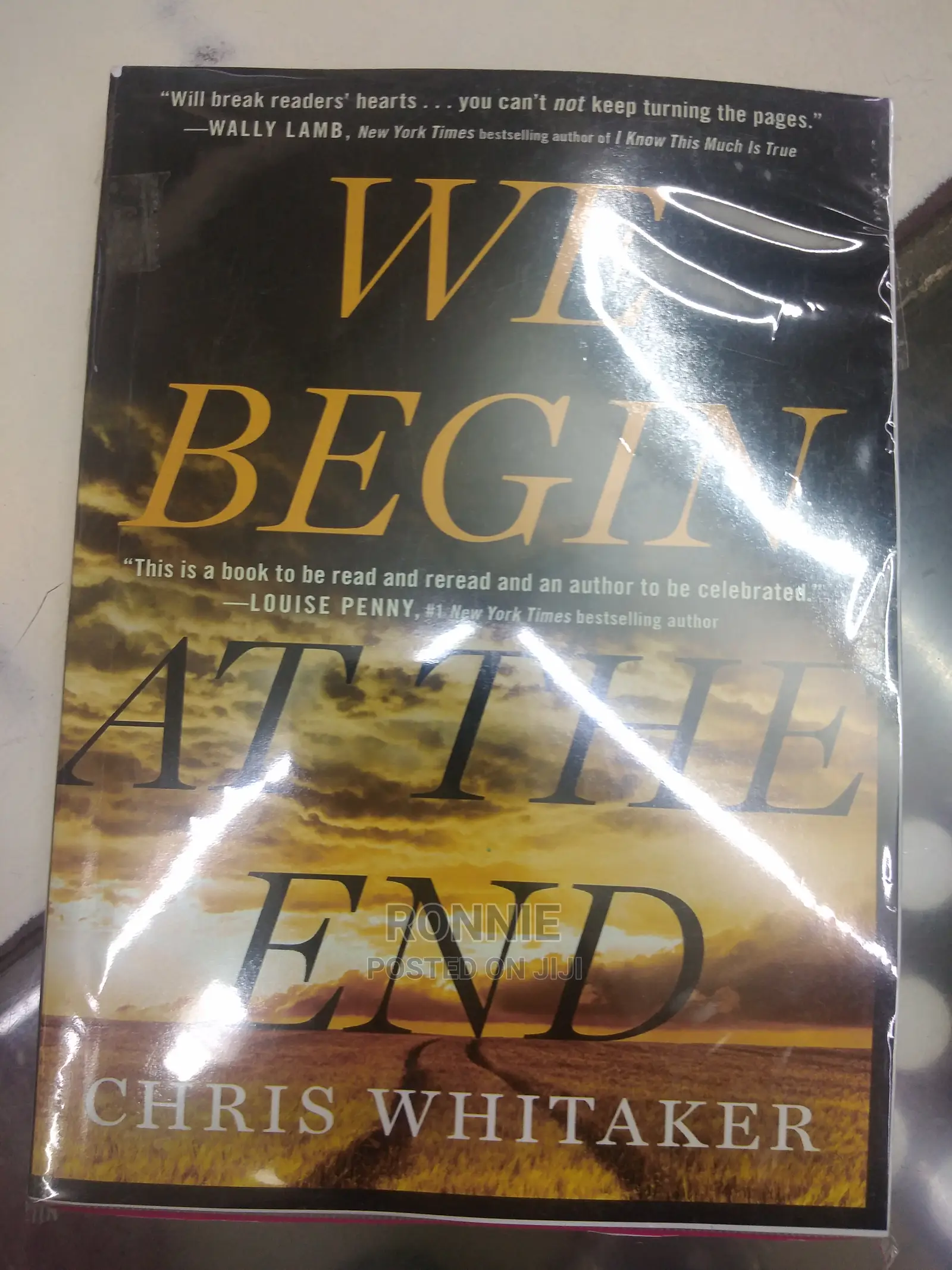 We Begin at the End Book by Chris Whitaker