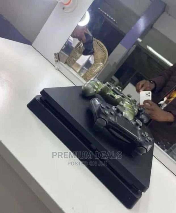 Classic Playstation 4 With Two Controllers - main view