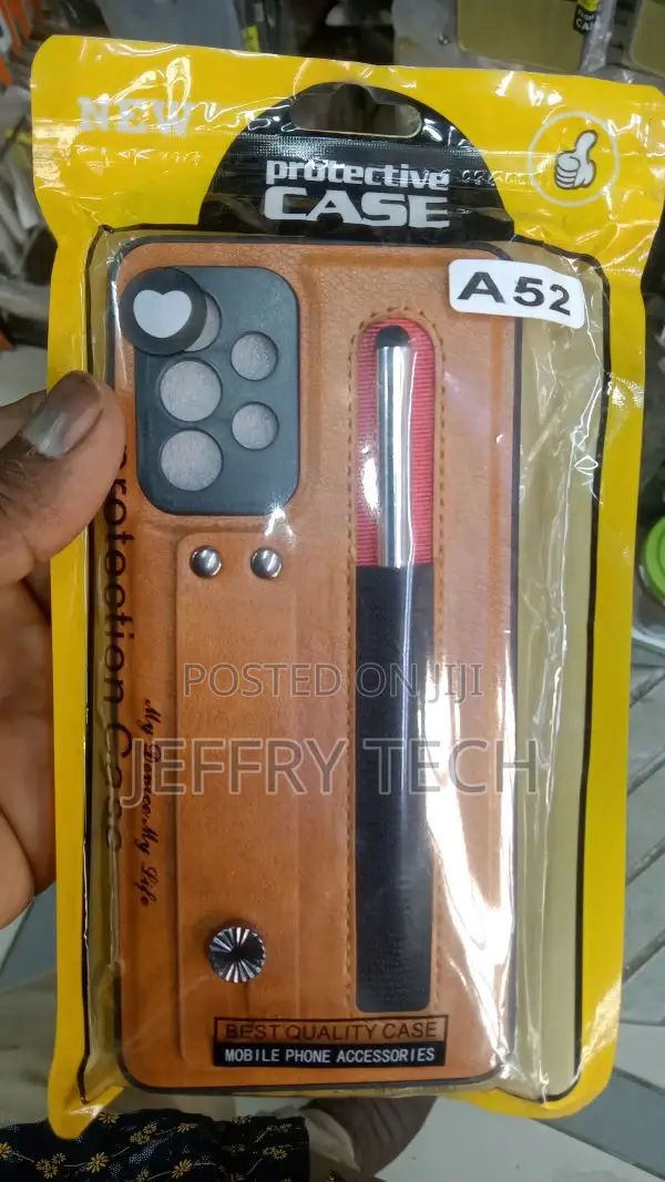 Samsung A52 Quality Back Cover With Stylus Pen