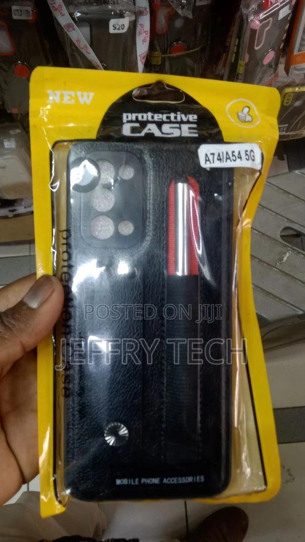 Oppo A74 5G Synthetic Back Case With Stylus Pen - main view