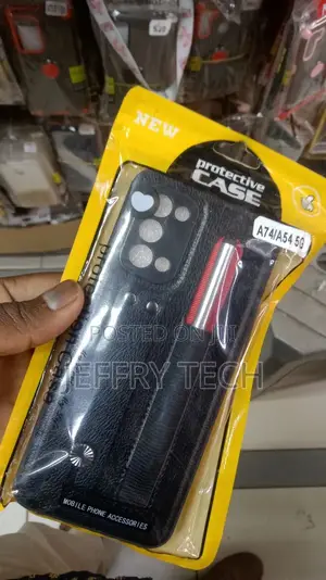 Oppo A74 5G Synthetic Back Case With Stylus Pen