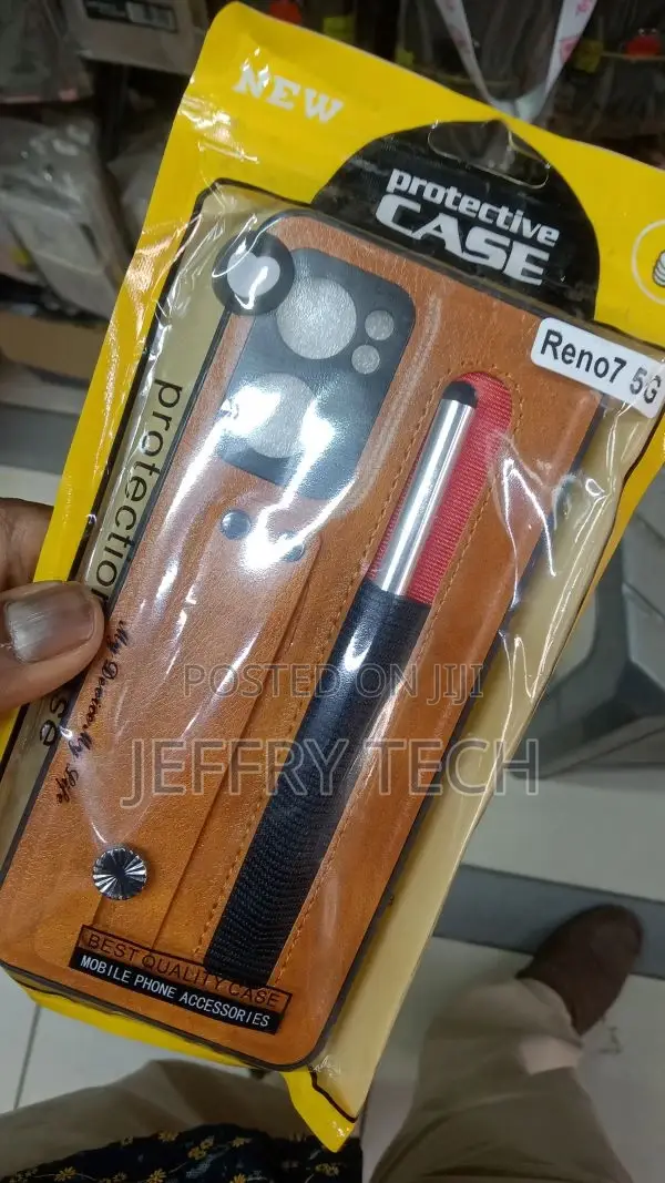 Back Cover Case Compatible for Oppo Reno7 5G With Stylus Pen