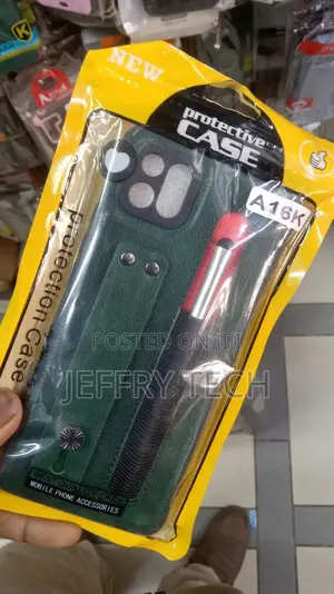 Back Cover Case Compatible for Oppo A16k With Stylus Pen